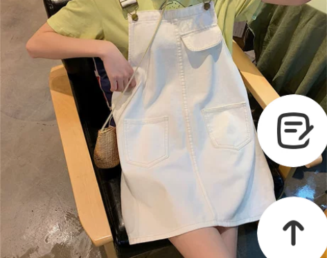 背带裙 短裙背带牛仔女小个子短裤夏季新款a...