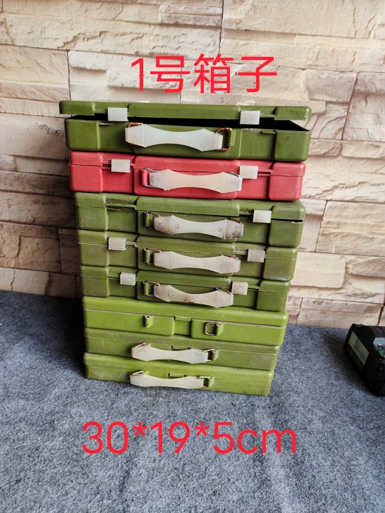 军绿工具盒  仪器盒   零件盒