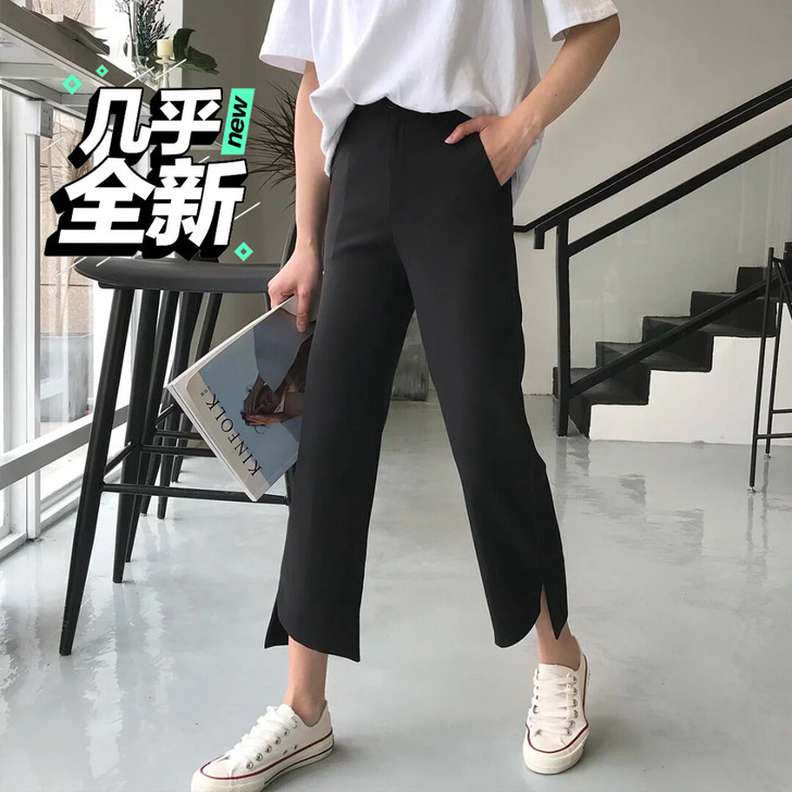 休闲裤，仅穿过一次洗过一次！新的很呀～面料...