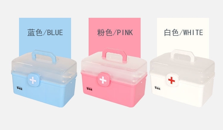 家用医药箱多层大容量便携医疗应急常备药小药...
