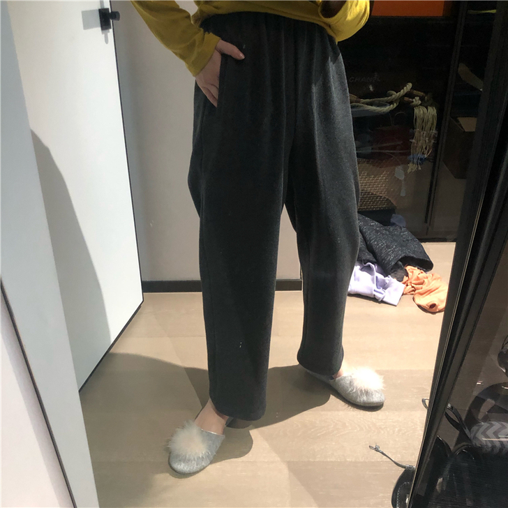 小个子显瘦神裤！无di百搭好穿肌理感细纹三...