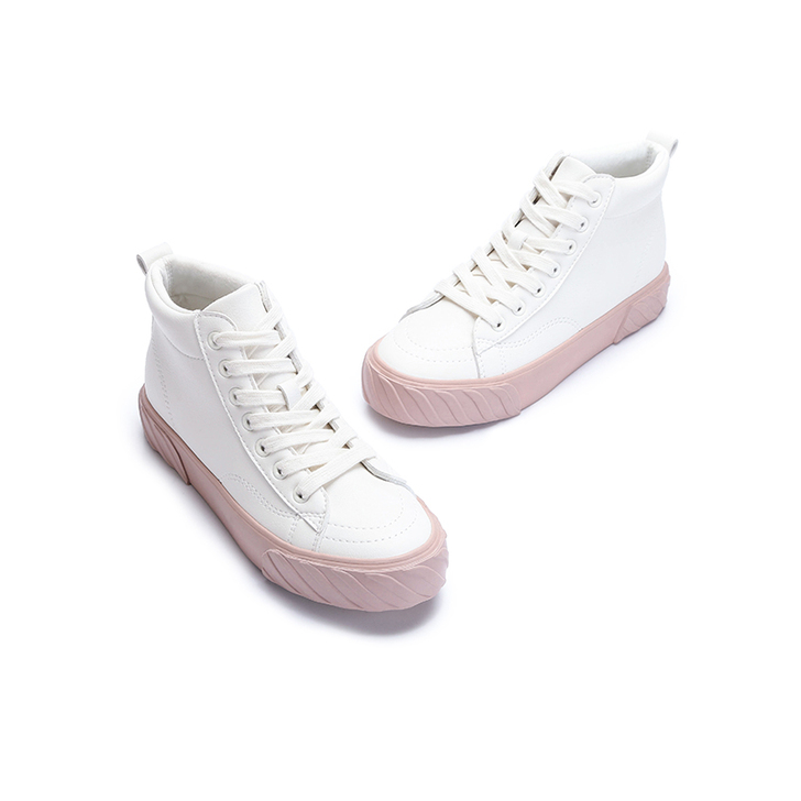 【焕新价】骆驼2019秋季新款高帮百搭小白...