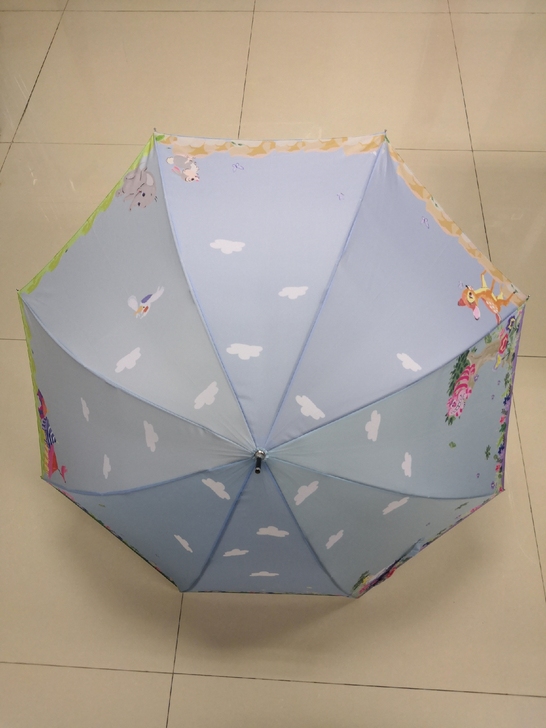 迪斯尼直柄自动雨伞