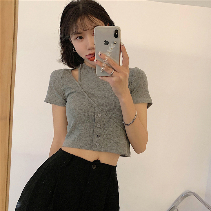 晶美雅 蕾丝雪纺衫