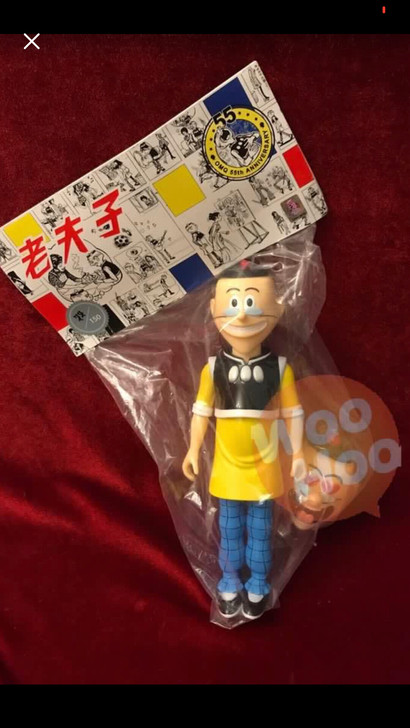 老夫子 55週年限量搪膠手办 大膠 罕有