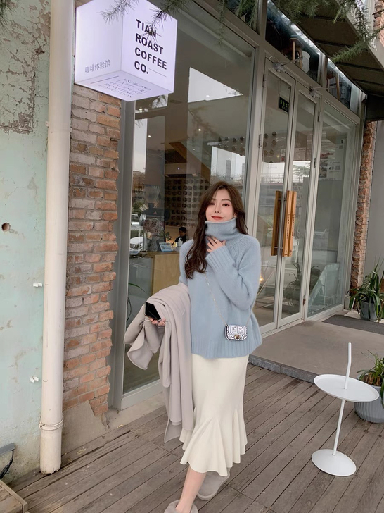 ASM ANNA◆狐尾百合裙~简约修身洋气...