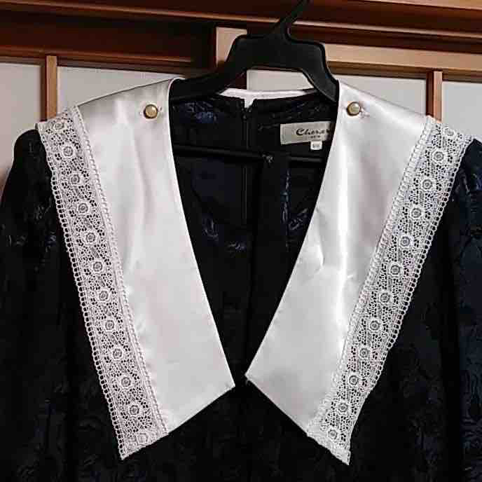 vintage玫瑰暗纹连衣裙 水无花音vi...