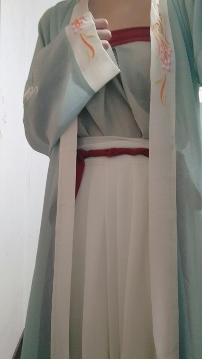 【芙蓉】茗月萱原创汉服女宋裤裙褙子四件套日...