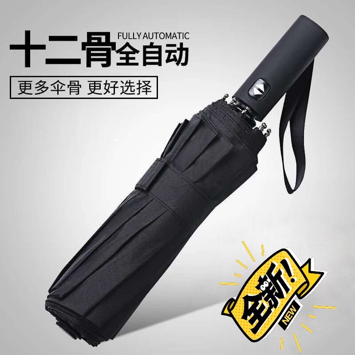 12骨全自动雨伞