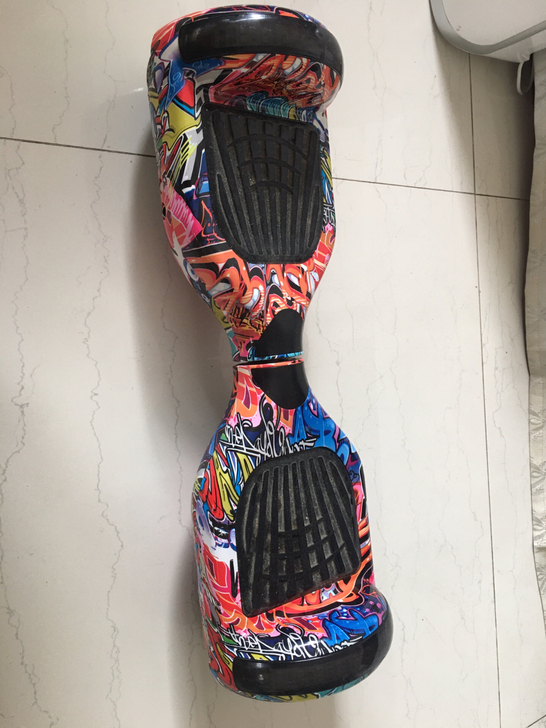 给孩子买的玩，孩子大了，平时也就在家里转一...