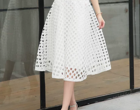 2017春夏季蓬蓬裙女半身裙中长款冬裙大摆...