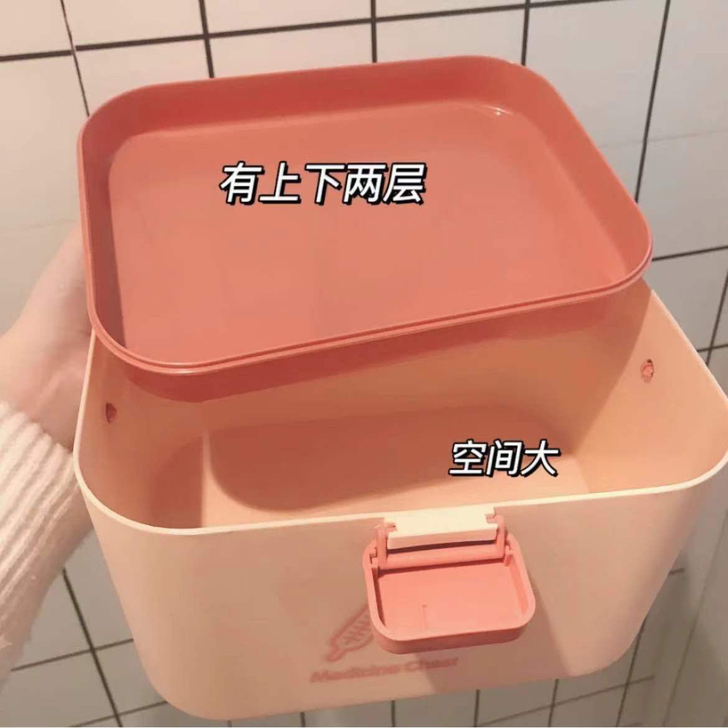 小红书同款家用医药箱医疗急救医护药品收纳盒...