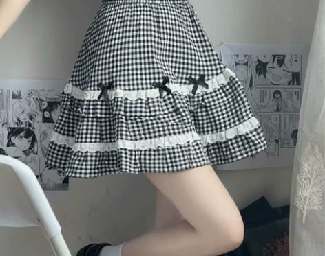 JING JINGYU鲸鱼贩售蛋糕裙 荷叶...