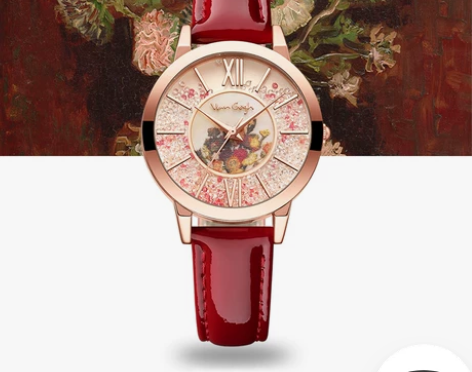 送礼推荐VANGOGH梵高女士艺术石英手表...