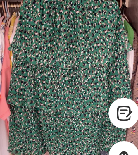 松紧腰的蛋糕裙，两穿，可当半身裙，可当腋下...