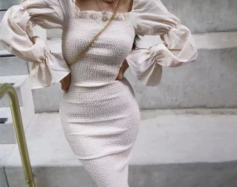 2020欧美新款爆款铅笔裙 风格：欧美 全...