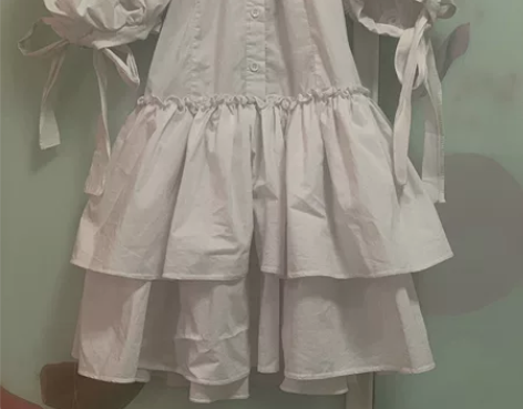 纯棉的面料公主风，我自己都很喜欢，很少穿便...