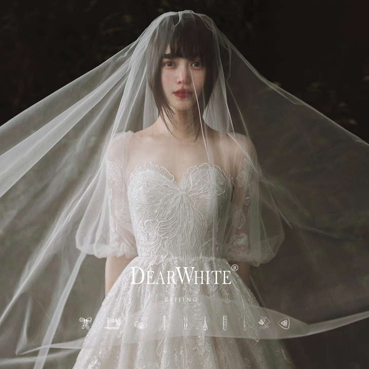 亲爱的白《花音》主婚纱2020新款新娘冬季...
