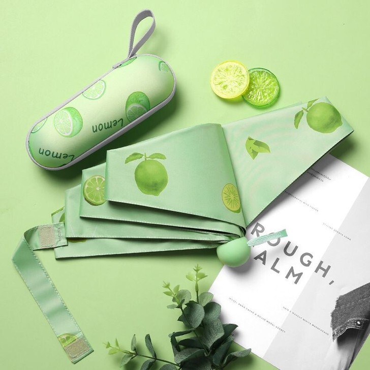 清仓 清仓水果胶囊太阳伞女防晒防紫外线遮阳...