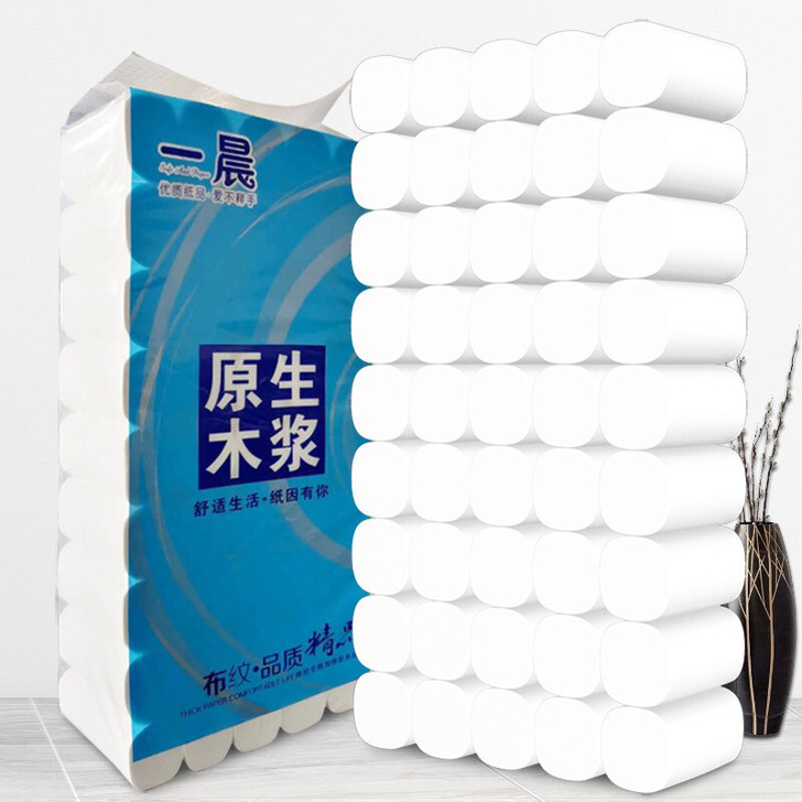 卫生纸家用纸巾卷纸实惠装，采用进口木浆超柔...