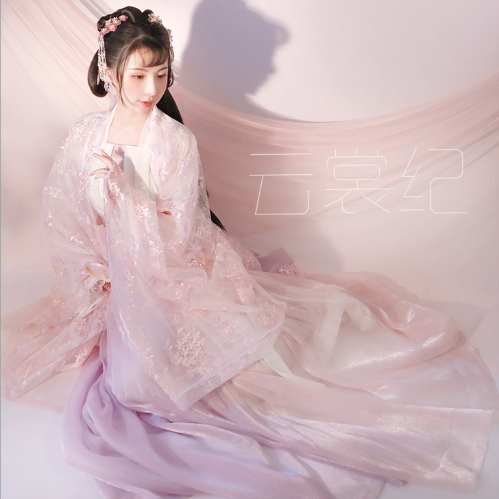 云裳记春樱汉服加大袖，全新