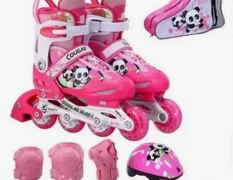 品牌美洲狮COUGAR/美洲狮熊猫款儿童轮...