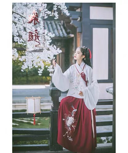 醉芙蓉汉服千韵岗却月南雅集沧海赋彩云间鱼莲...