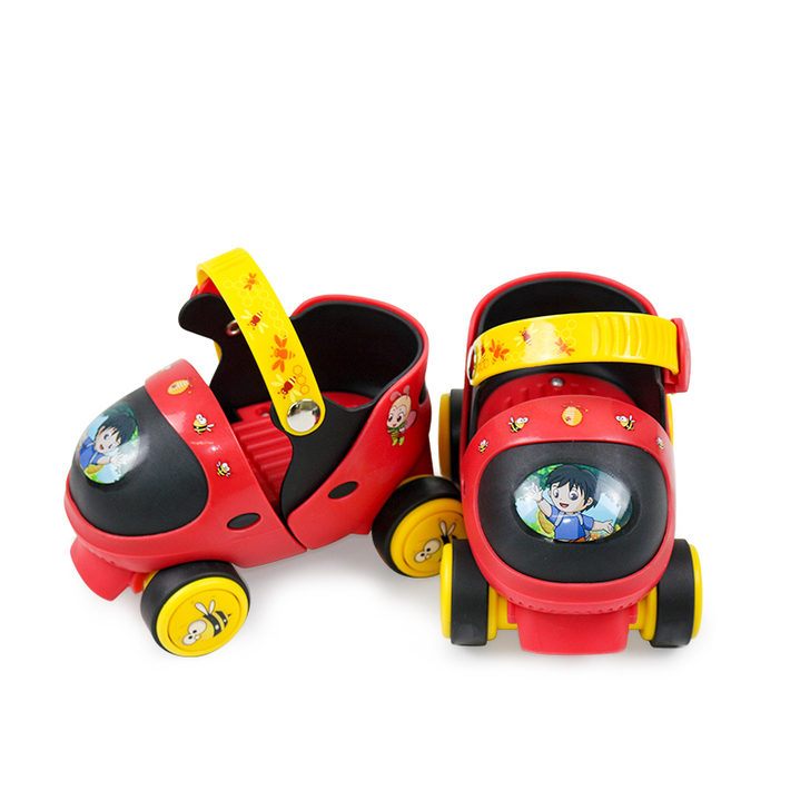 宝宝溜冰鞋2-3岁初学者可调4小童轮滑鞋套...