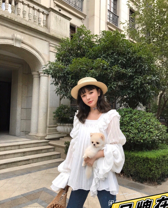 NAKISS | 复活款*凡尔赛重工刺绣雪...