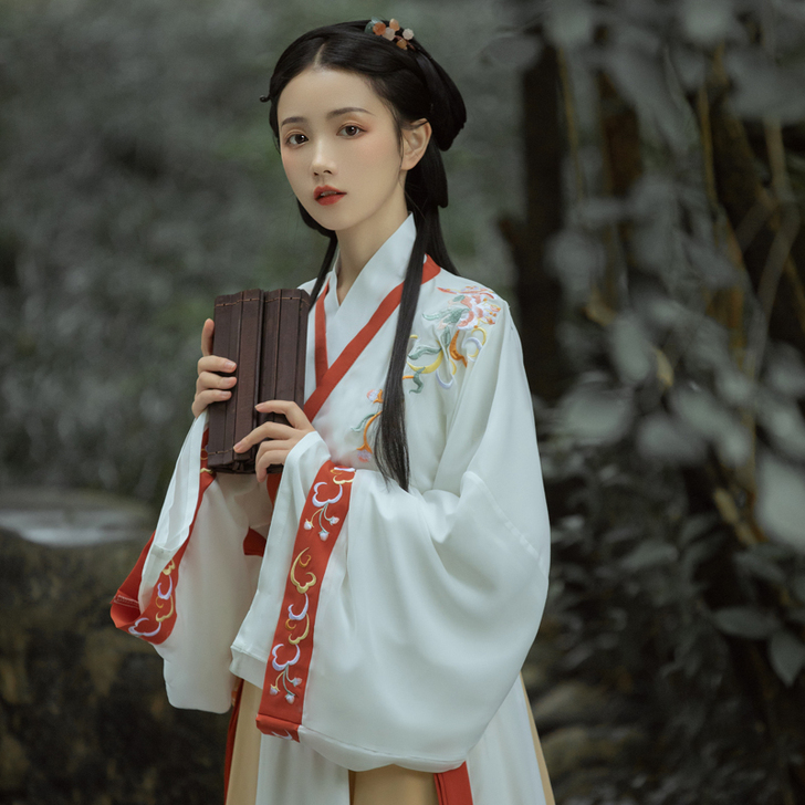 千韵岗笑寒汉服女夏季正品原创中国风传统晋制...