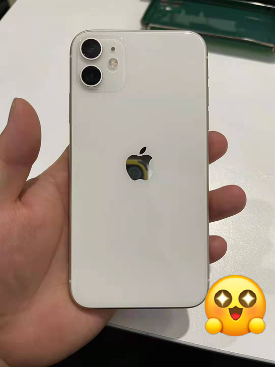 女生自用一手苹果11 白色 配件齐全 双...