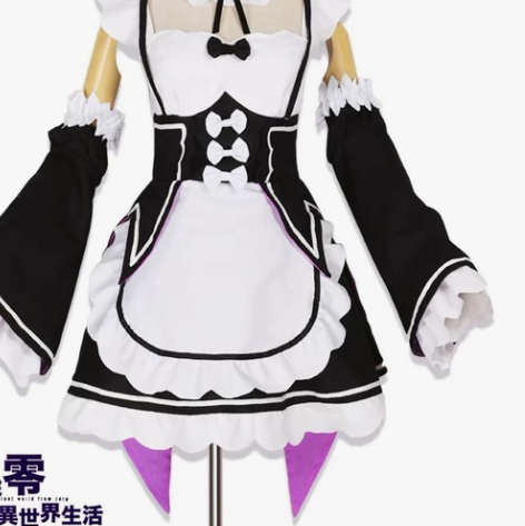 蕾姆裙子+假发+配件+40鞋 xl码