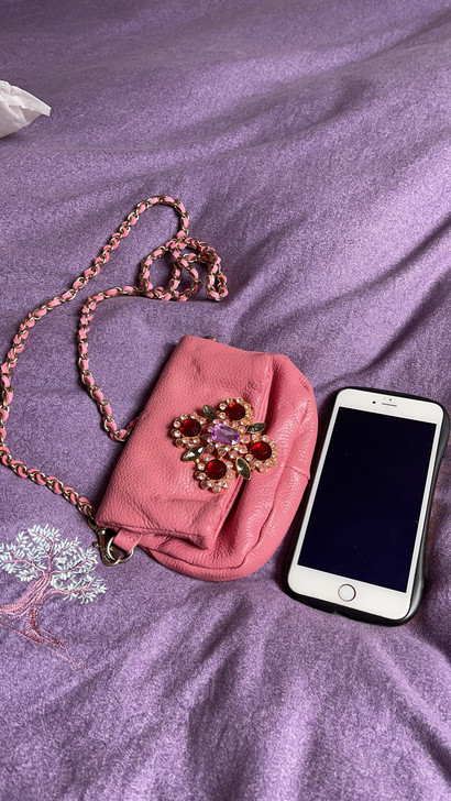 个人闲置全新斜挎包 女士 真皮