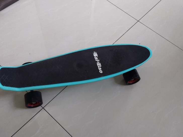 赛豹小鱼板滑板香蕉板成人儿童四轮滑板车初学...