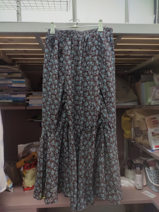 [全新吊牌在]复古碎花半身裙 雪纺鱼尾裙