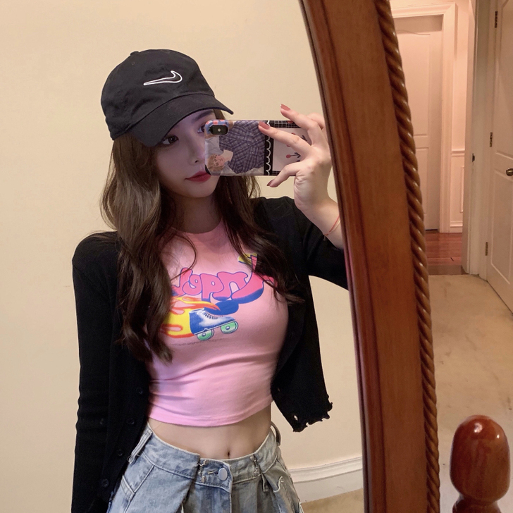 晶美雅 蕾丝雪纺衫