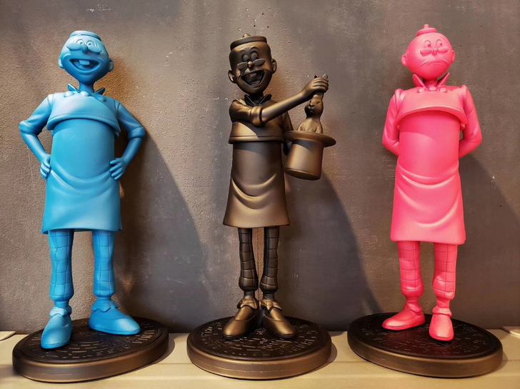 老夫子 大番薯 秦先生 pvc香港漫画作者...