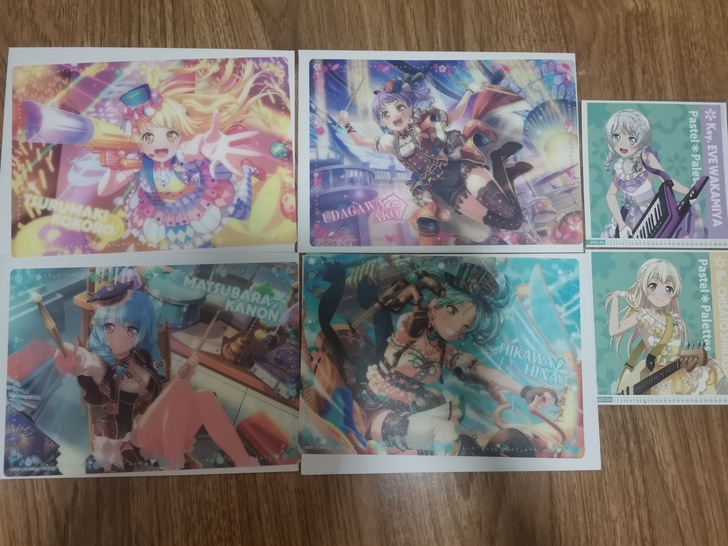 bangdream 邦邦垫板、纸片