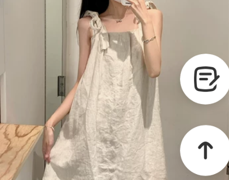 cos梨形身材初恋别致吊带连衣裙女2022...