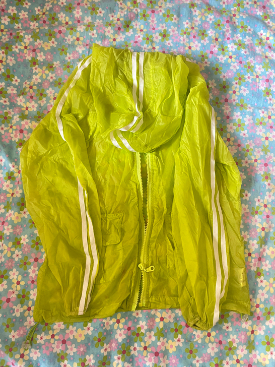 均码荧光绿防晒服