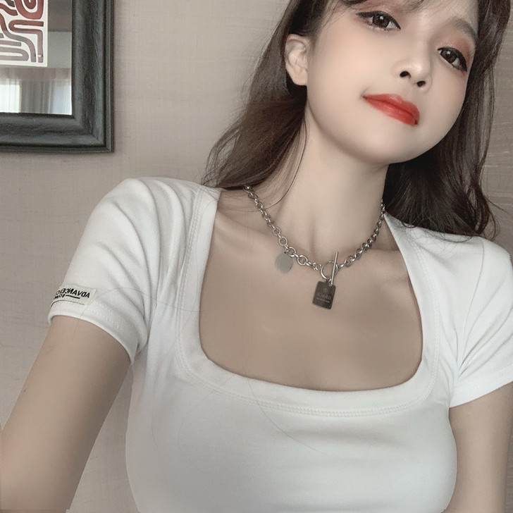 晶美雅 蕾丝雪纺衫