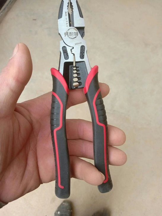 德国进口铬钒钢老虎钳省力钢丝钳子工具电工钳...
