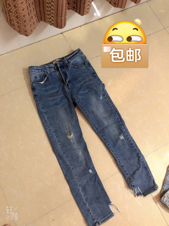 质量超好的牛仔长裤 因为我最近胖了穿不了 ...