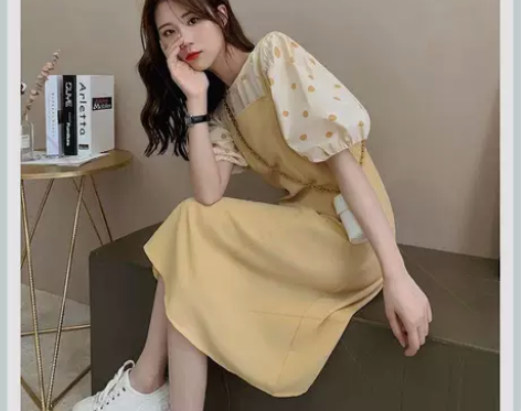 时尚套装女胖妹妹2022韩版宽松显瘦波点上...