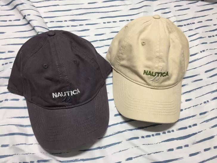 NAUTICA 棒球帽 可调节 软顶 弯檐