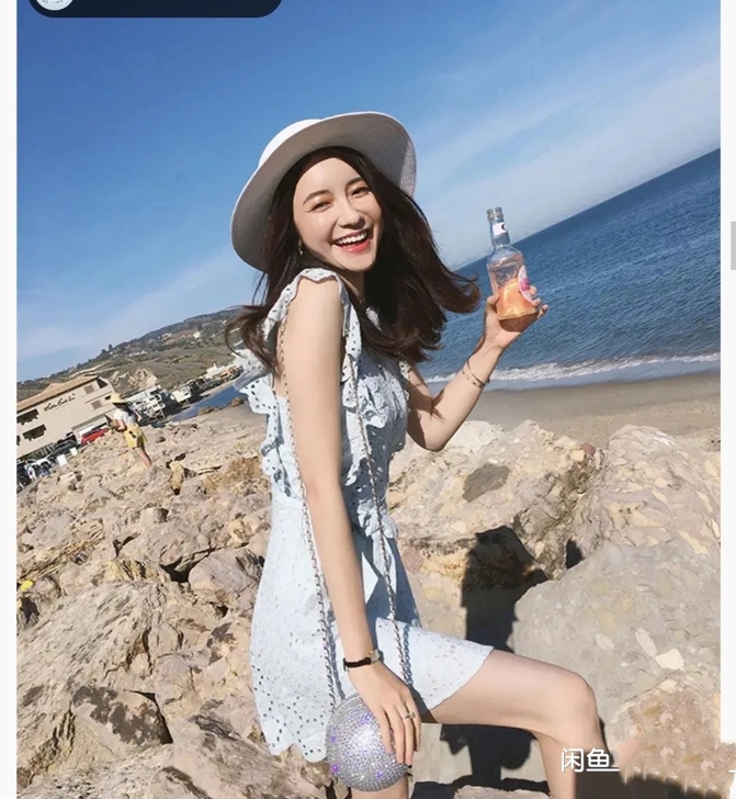 张大奕连体蕾丝裤