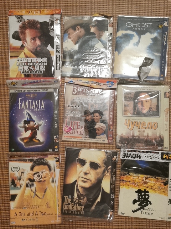 经典影片dvd!十元一张,十张包邮!