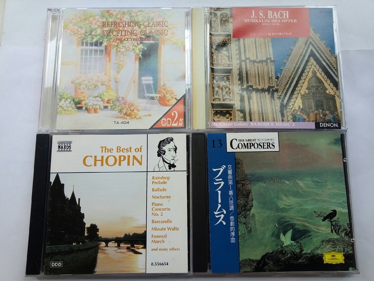 古典CD原版进口四张打包A2