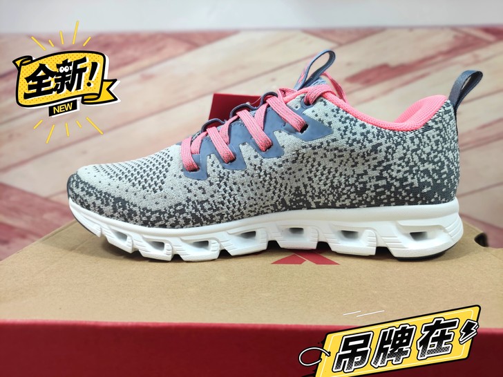 全新新款正品特步女运动鞋休闲鞋跑步鞋透气减...