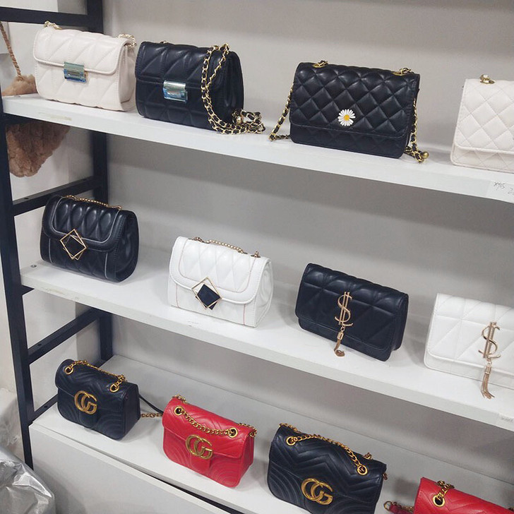 清仓处理真皮女包斜挎包单肩包